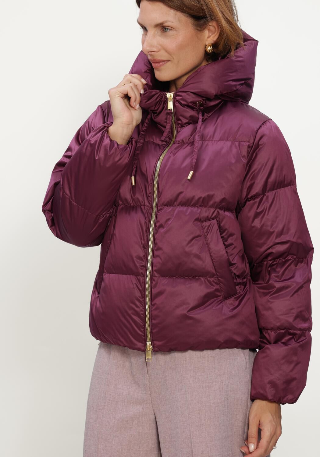 BEAUMONT Veste matelass&eacute; MARIAN JACKET Bordeaux - large