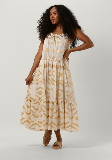 GREEK ARCHAIC KORI Robe midi 230692 Écru - large