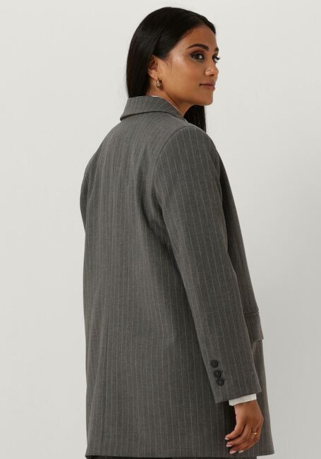 Grijze SELECTED FEMME Blazer SLFMYLA LS RELAX BLAZER MGM STRIPE NOOS - large