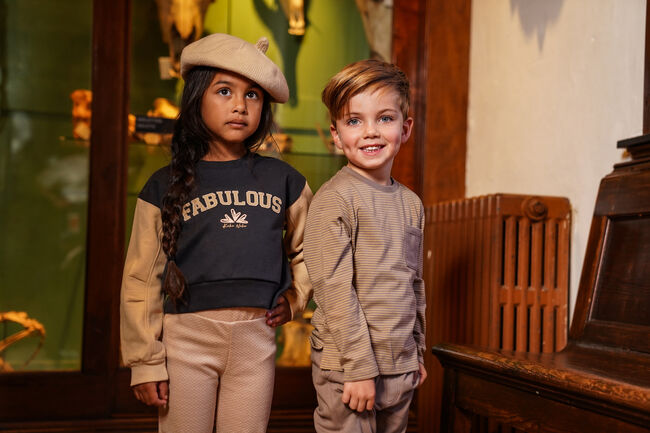 KOKO NOKO Pull O56851 en taupe - large