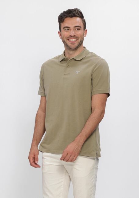 BARBOUR Polo LIGHTWEIGHT SPORTS POLO SHIRT en vert - large
