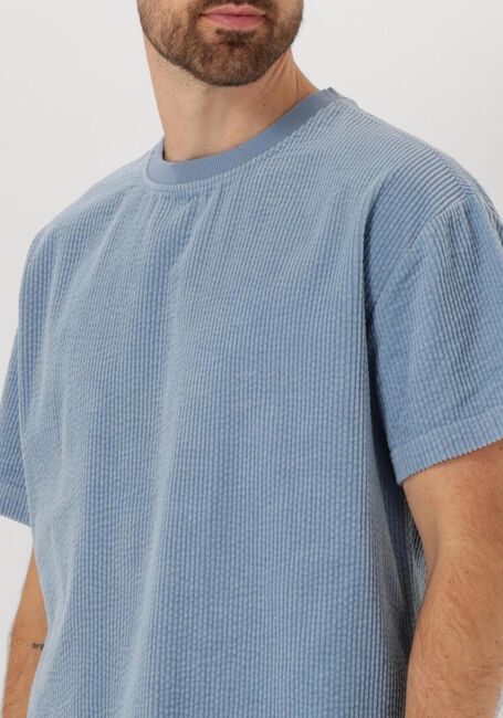 ANERKJENDT T-shirt AKVILLADS CORDUROY S/S TEE Bleu clair - large