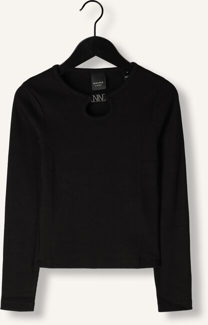 Zwarte NIK & NIK Top PRESLEY LS RIB TOP Zwarte NIK & NIK Top PRESLEY LS RIB TOP - large