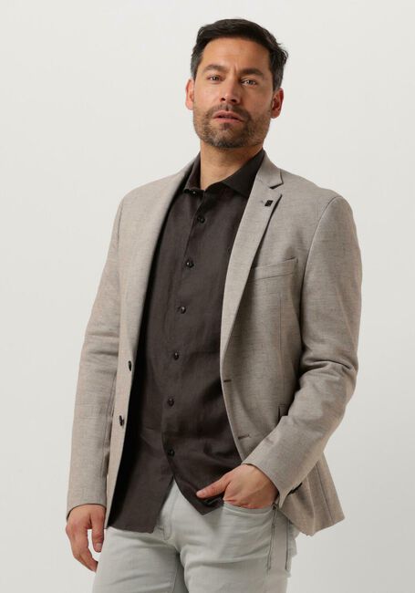VANGUARD BLAZER LINEN BLEND SCURA Vestons en beige - large