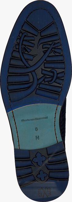 FLORIS VAN BOMMEL Bottines à lacets 10203 en bleu  - large