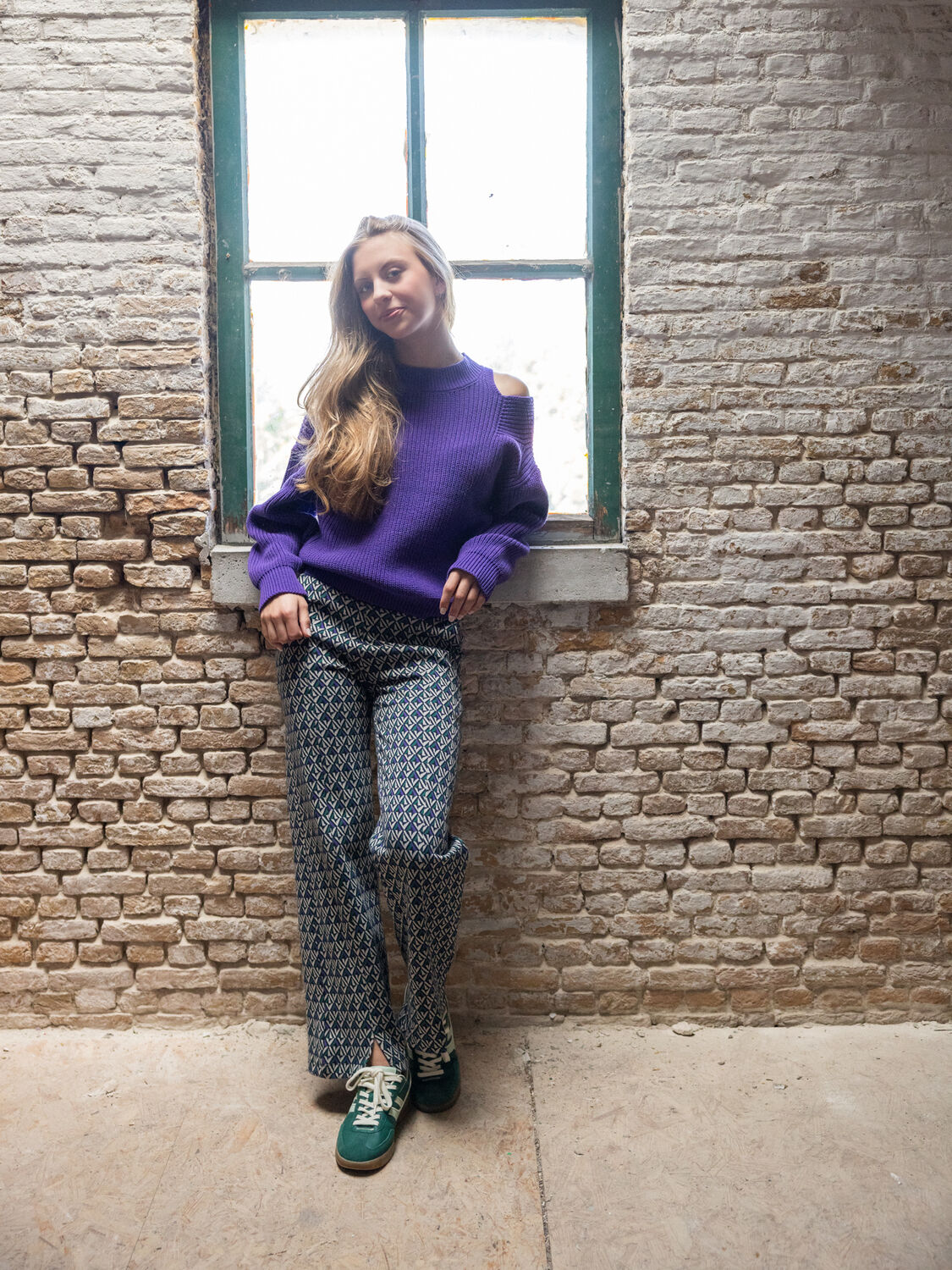 LOOXS 10sixteen Pantalon large 2531-5613 en multicolore - large