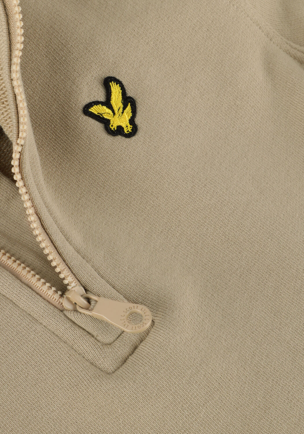 LYLE & SCOTT Pull QUARTER ZIP PULLOVER en marron - large