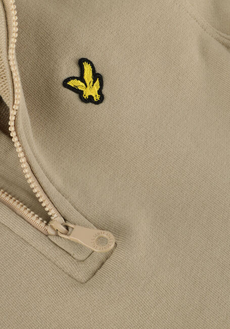 LYLE & SCOTT Chandail QUARTER ZIP PULLOVER en marron - large