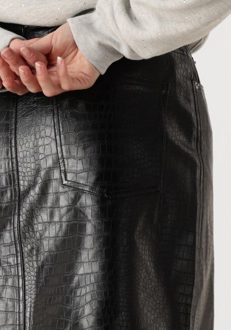 CATWALK JUNKIE Mini-jupe SHORT TEXTURED VEGAN LEATHER SKIRT en noir - large