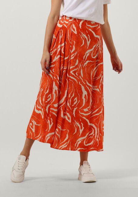 SELECTED FEMME Jupe midi SLFSIRINE ANKLE SKIRT en orange - large