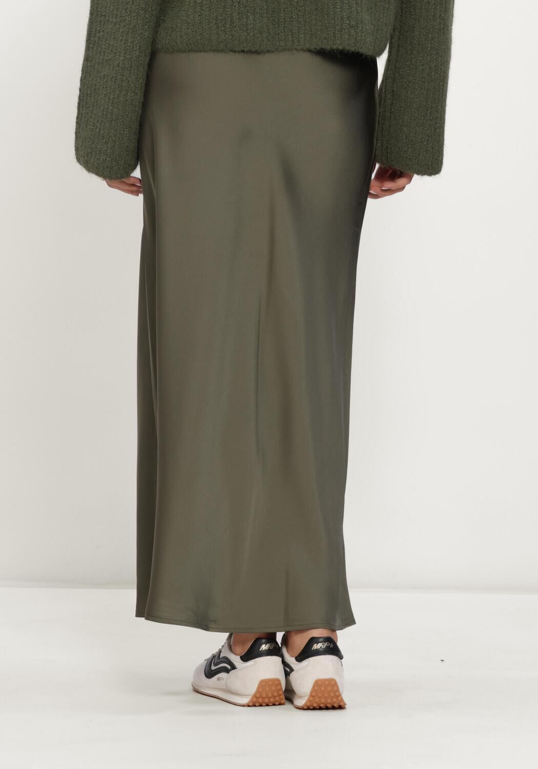 EDITED Jupe maxi SILVA SKIRT Olive - large