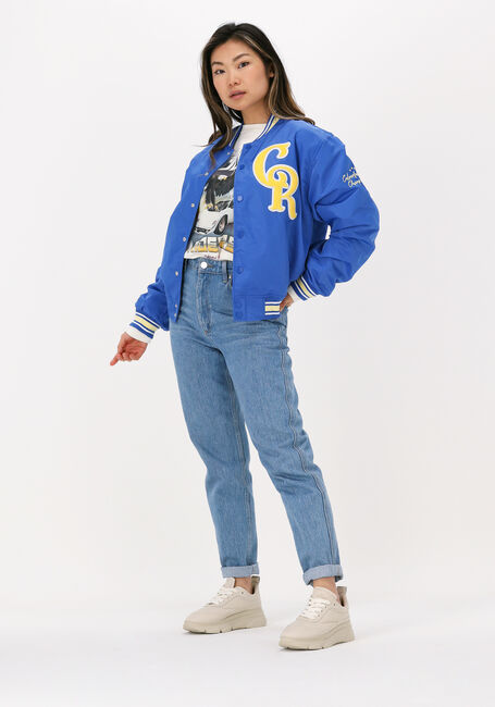 COLOURFUL REBEL Chandail ROUGH RIDERS DROPPED SHOULDER SWEAT en beige - large