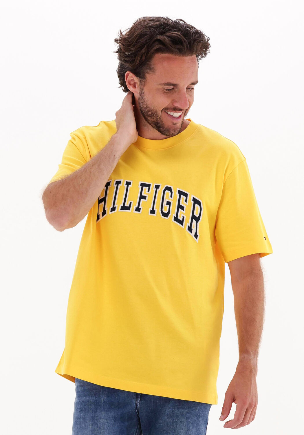 Tee shirt jaune tommy top hilfiger
