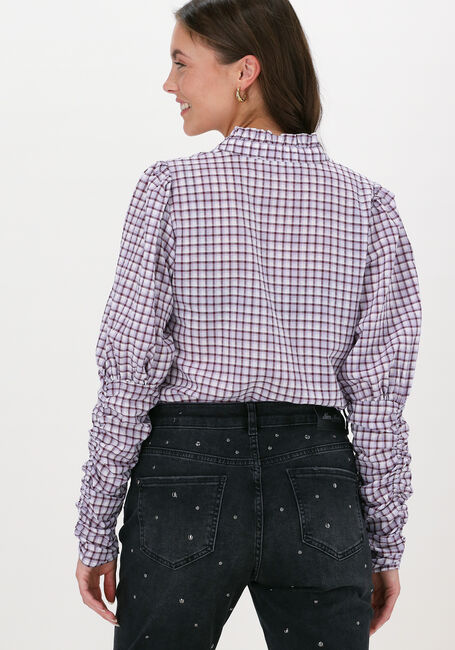 CO'COUTURE SANDY DOBBY CHECK SHIRT Blouses en violet - large
