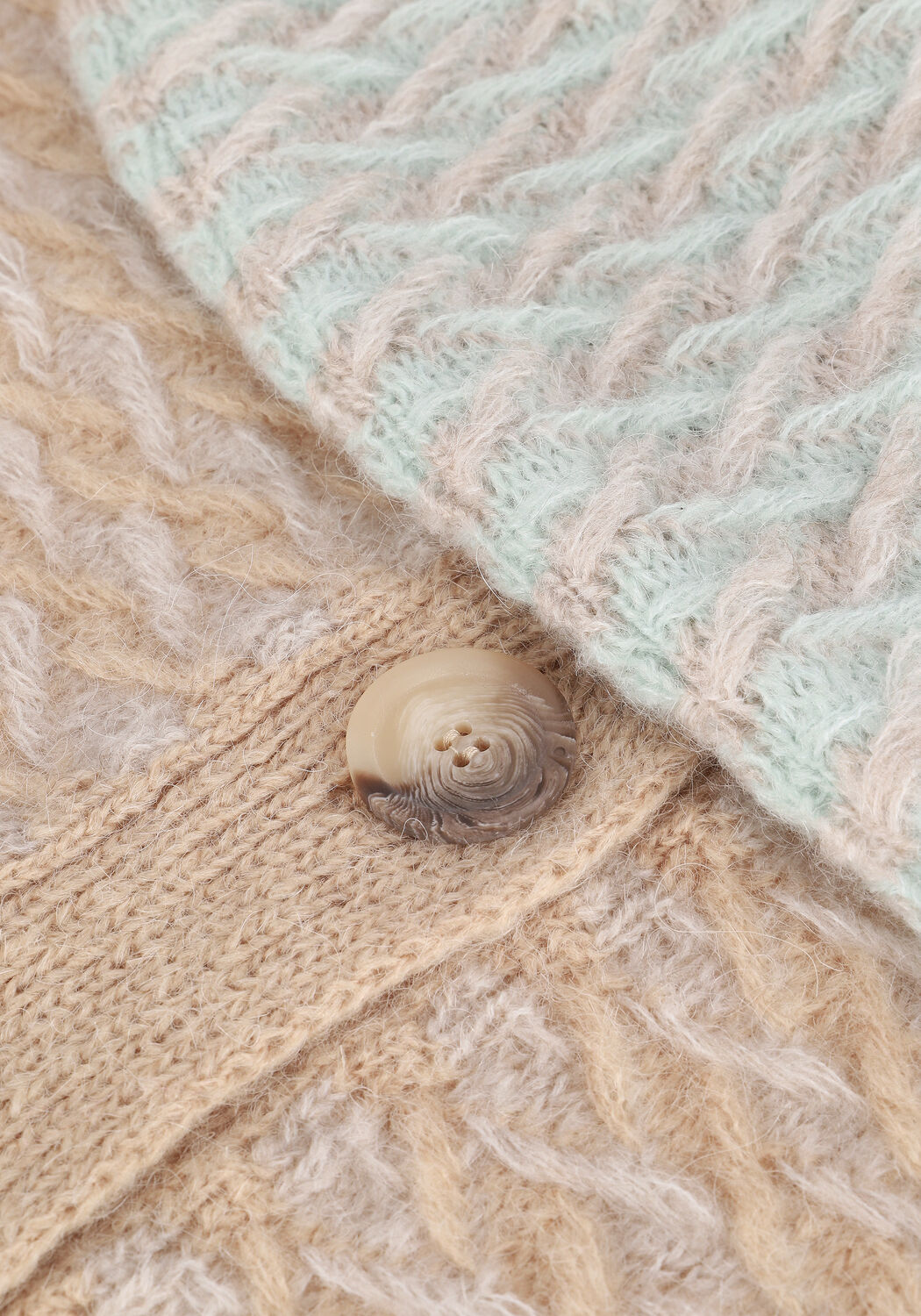 Multi SECOND FEMALE Vest GUDRUNE KNIT CARDIGAN - large