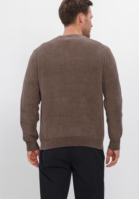 Bruine PROFUOMO Trui CHENILLE RIB - large