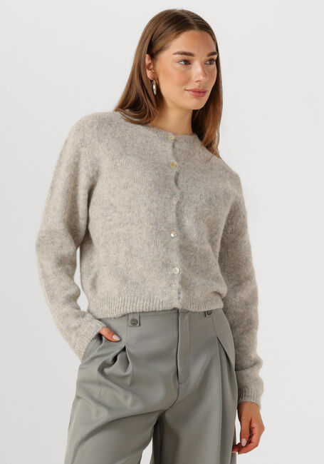 BY-BAR Pull CLEO NATURAL CARDIGAN en gris - large