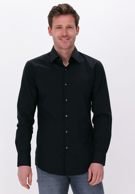 Zwarte BOSS Klassiek overhemd H-HANK-KENT0C1-214 - large