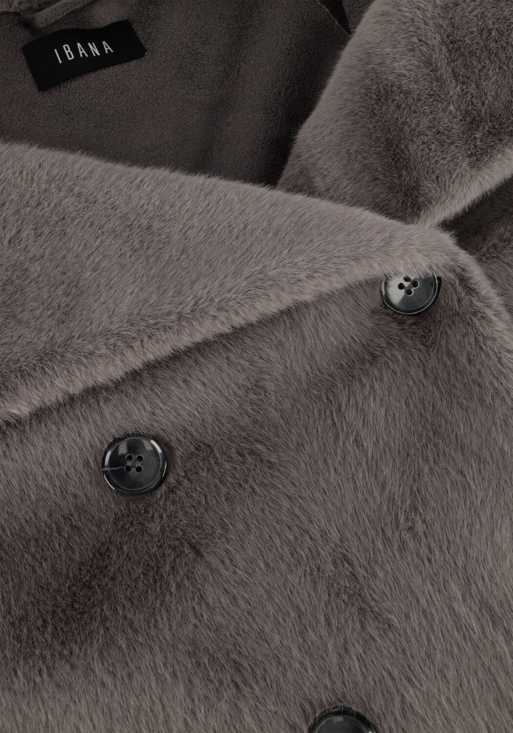IBANA Manteau en fausse fourrure CRISTEL en gris - large