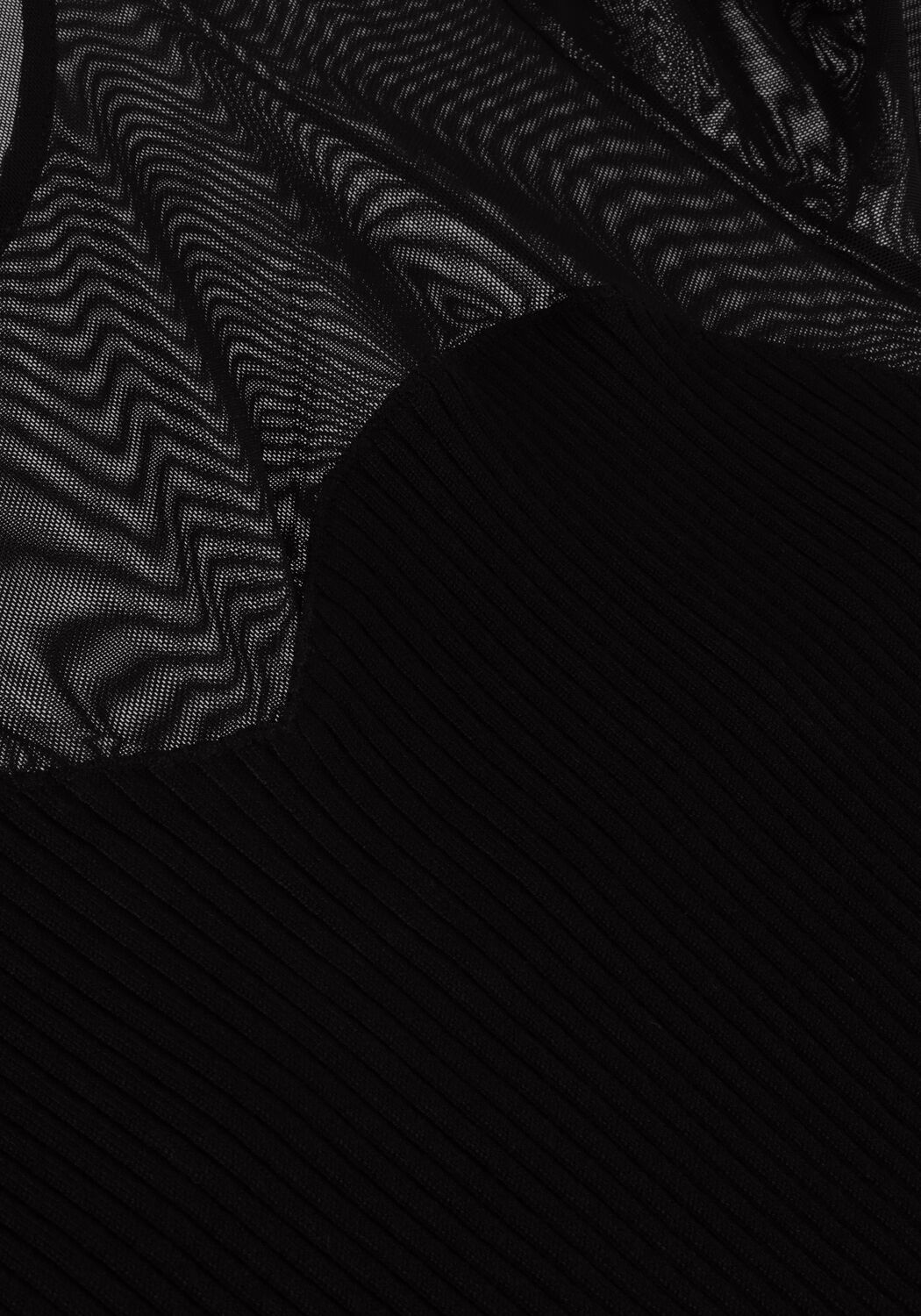 CO'COUTURE Robe midi BADUCC MIX CORSET DRESS en noir - large