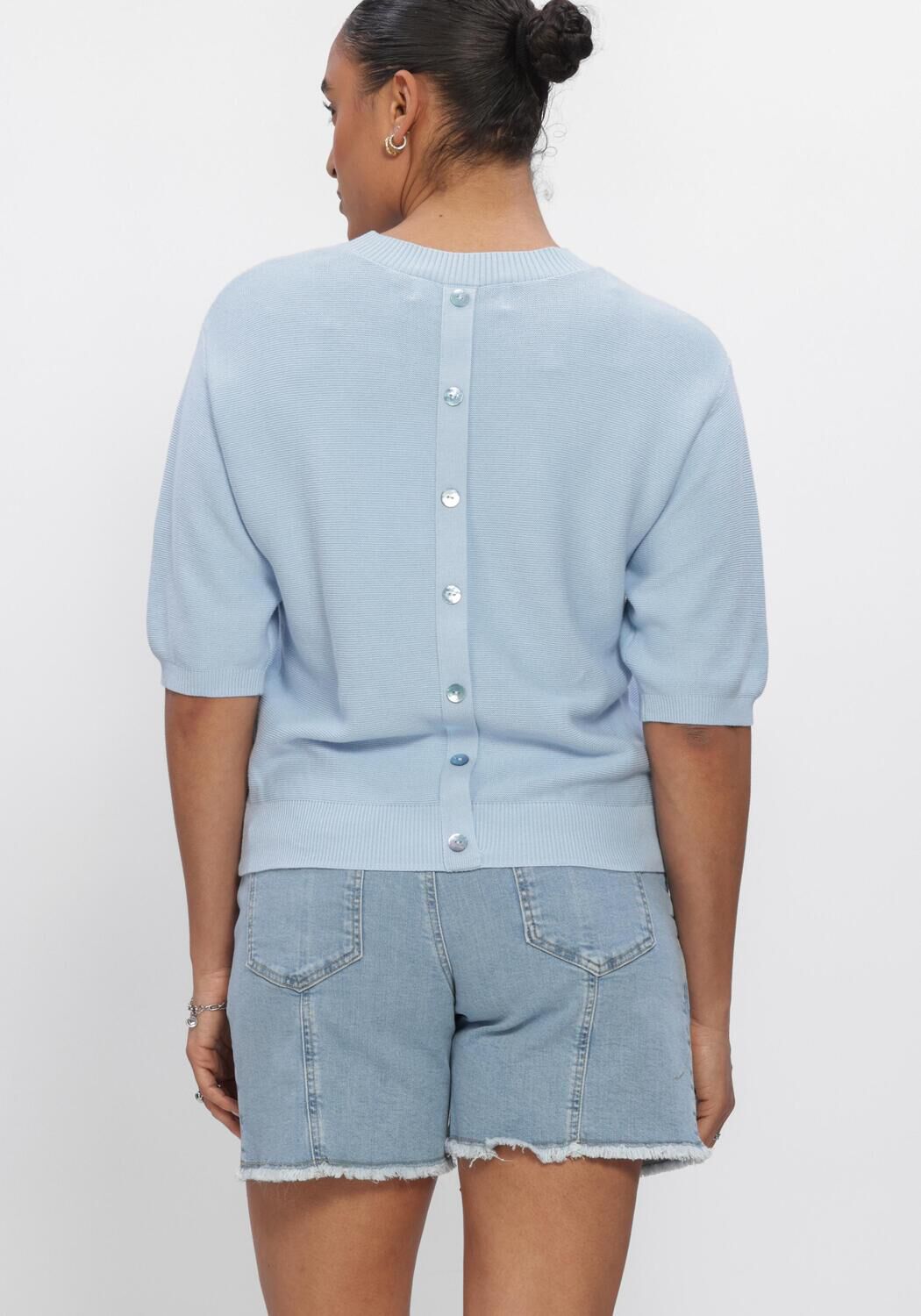 NUKUS Pull NINA PULLOVER en bleu - large