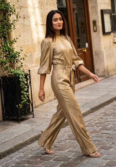 Gouden AAIKO Jumpsuit KATY VIS 420 - large