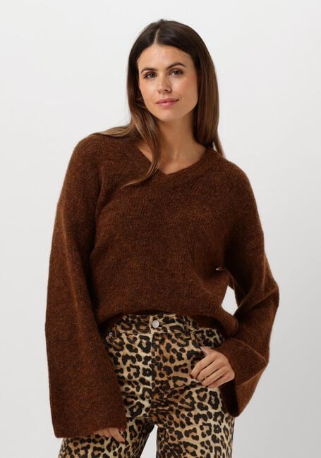 MY ESSENTIAL WARDROBE Pull RIANNAMW KNIT PULLOVER en marron - large