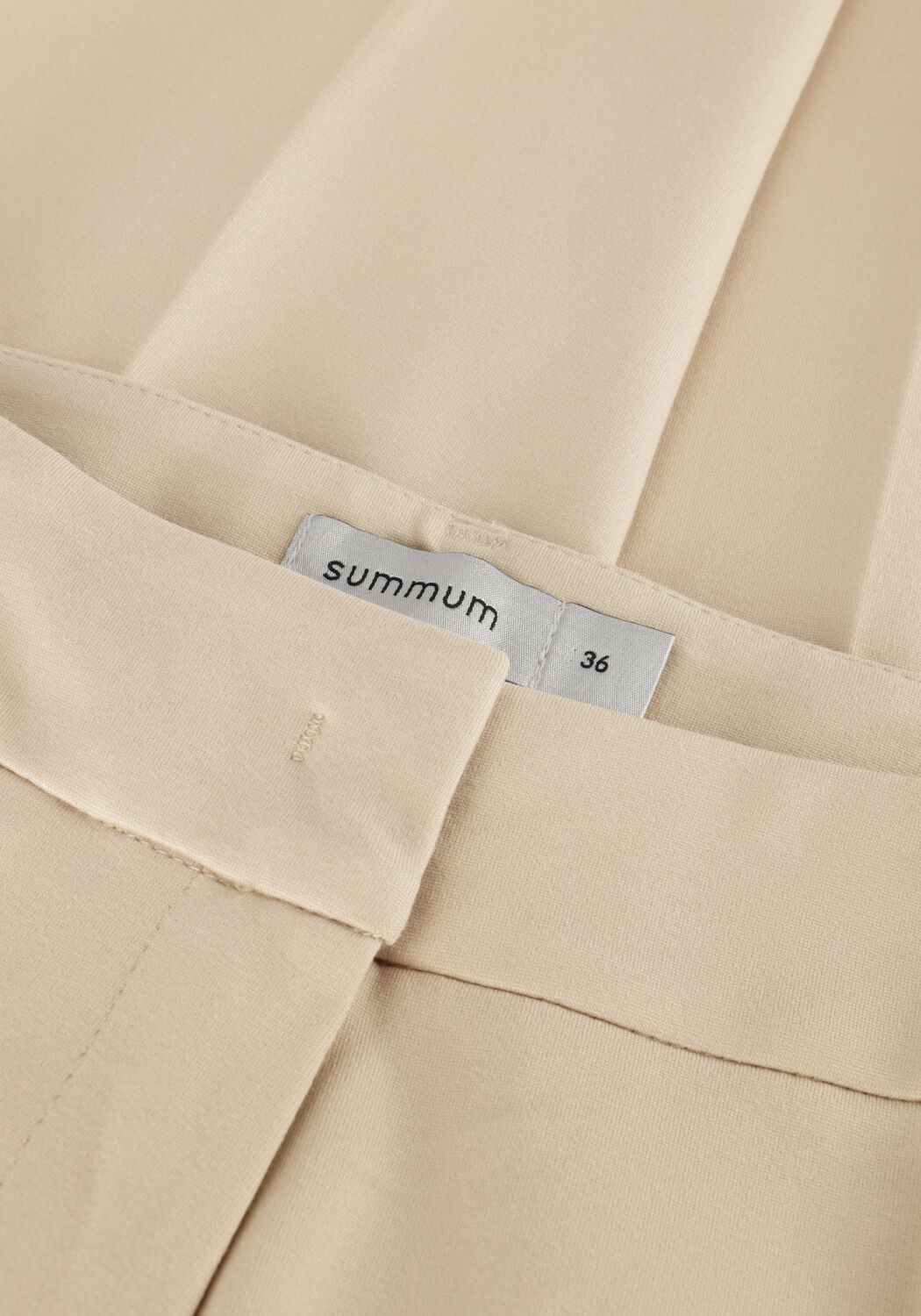 SUMMUM Pantalon &eacute;vas&eacute; TROUSERS PUNTO MILANO Blanc - large