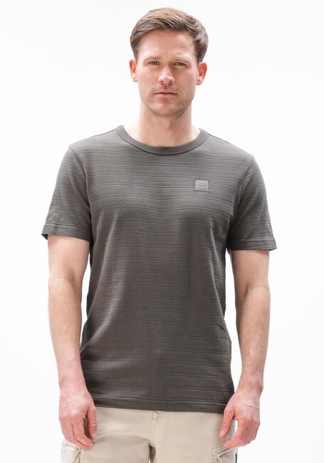 Groene PME LEGEND T-shirt JACQUARD STRIPED - large