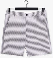 SELECTED HOMME Pantalon courte SLHCOMFORT-VIGO SEER SHORTS W Bleu/blanc rayé