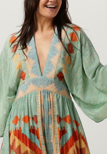 Lichtblauwe MES DEMOISELLES Maxi jurk TIANE - large