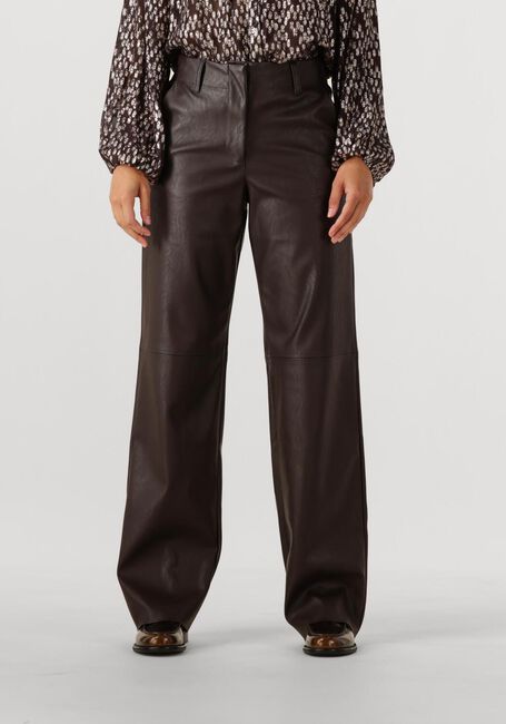 KNIT-TED Pantalon large NAOMI PANT en marron - large