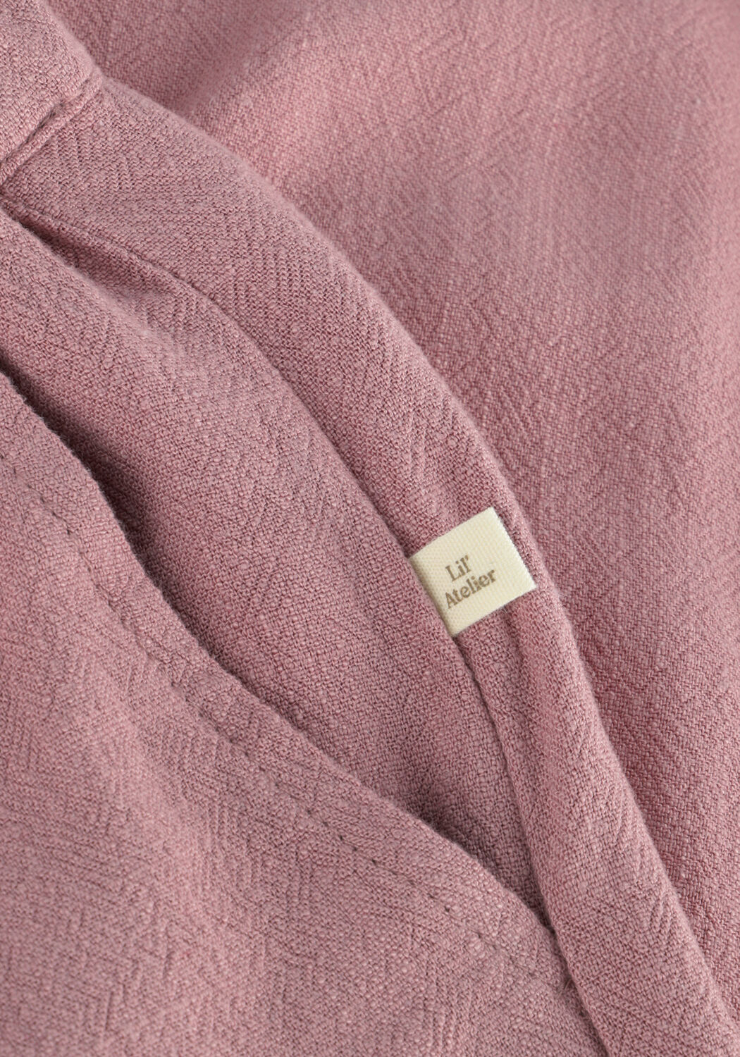 LIL' ATELIER Pantalon NMFDOLIE LOOSE PANT en rose - large