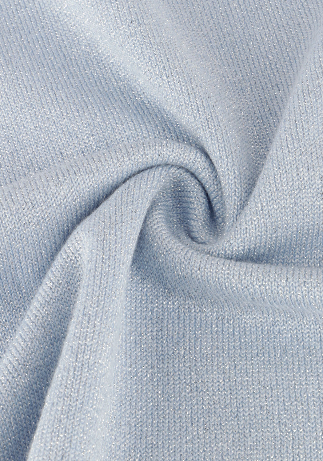 NUKUS Haut ANITA TOP LUREX Bleu clair - large