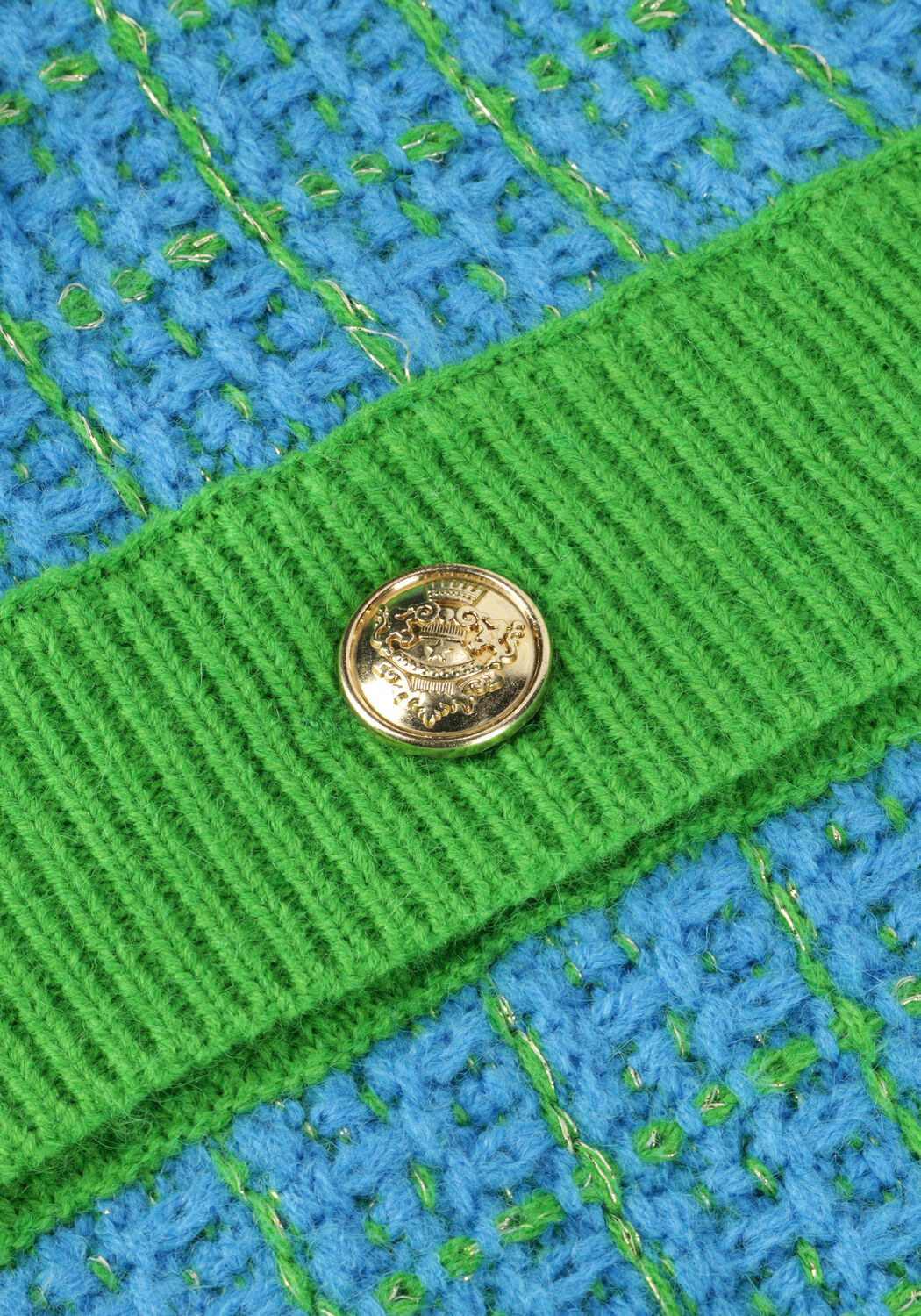 Y.A.S. Gilet YASLIVIA LS KNIT CARDIGAN en vert - large