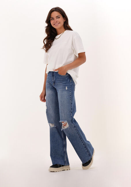 Gebroken wit COLOURFUL REBEL T-shirt PARADISE TOUR LOOSEFIT TEE - large