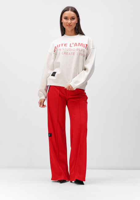 HAUTE L'AMITI&Eacute; Pull STUDIO LOGO SWEAT en gris - large