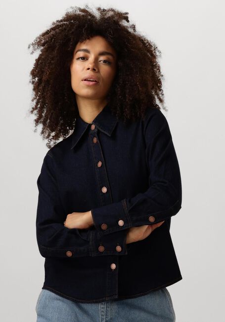 Donkerblauwe MY ESSENTIAL WARDROBE  LARAMW 115 SHIRT - large
