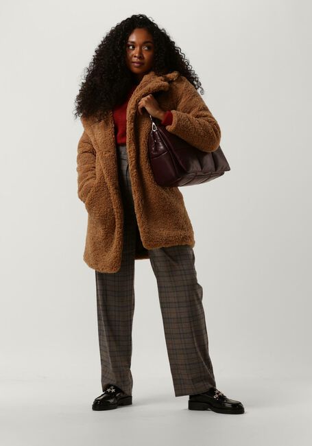 Camel NOTRE-V Teddy jas TEDDY COAT SHORT - large