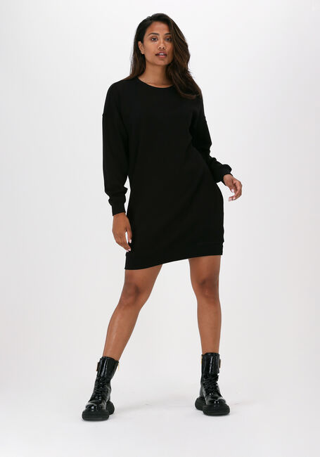 Zwarte MSCH COPENHAGEN Mini jurk IMA SWEAT DRESS - large