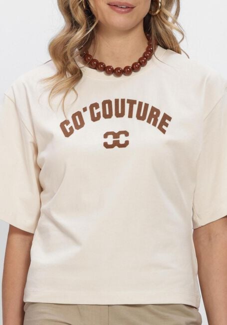 CO'COUTURE T-shirt ZENGACC TEE O-NECK &Eacute;cru - large