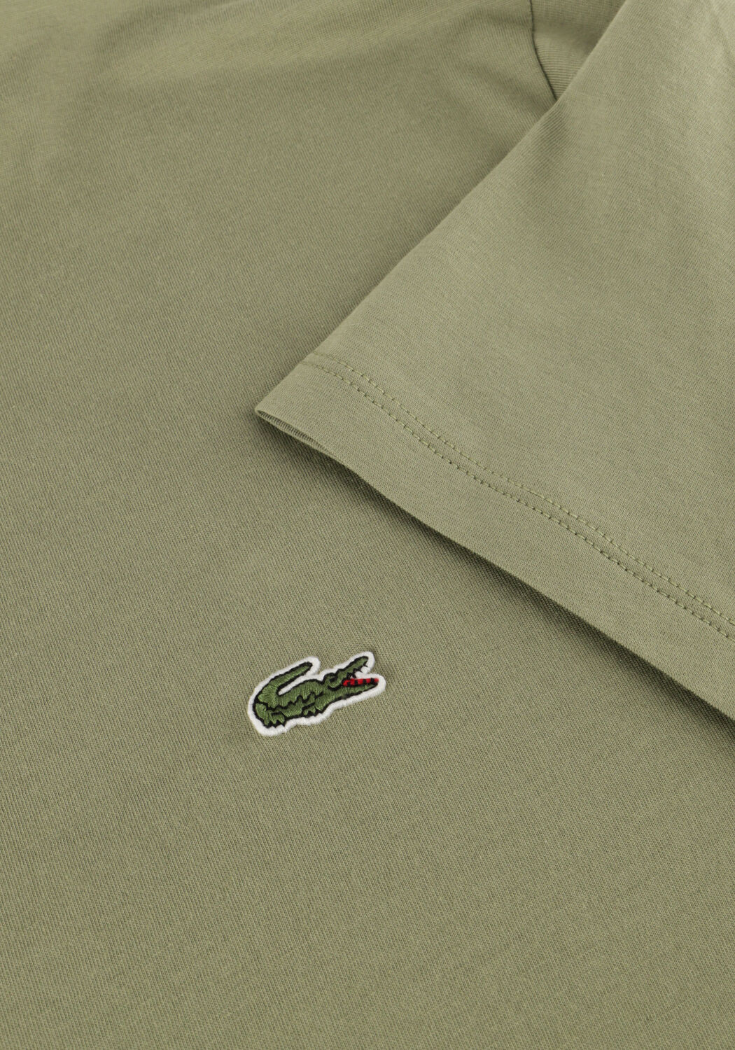 Khaki LACOSTE T-shirt 1THT1 MENS TEE-SHIRT 12 - large