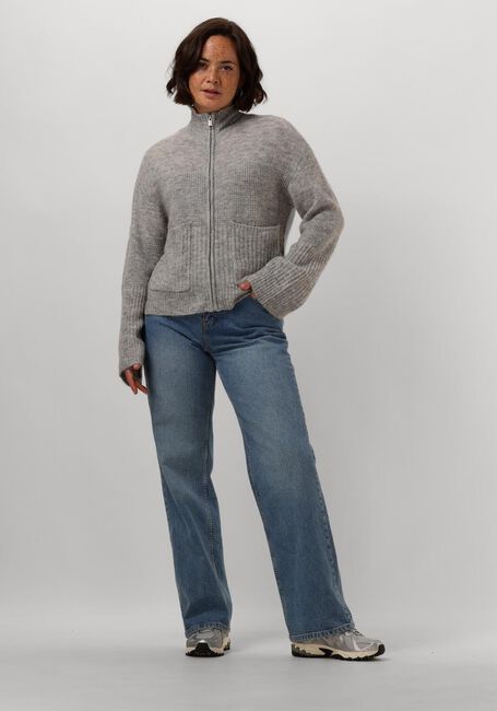 MSCH COPENHAGEN Gilet MSCHLEDIONA HOPE ZIP CARDIGAN en gris - large