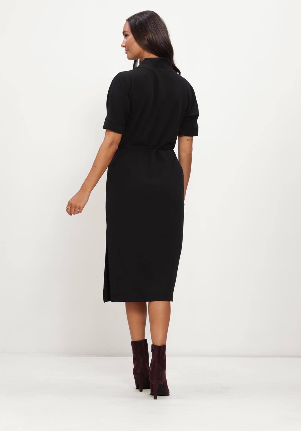 Zwarte ANA ALCAZAR Mini jurk 042197.3912 - large