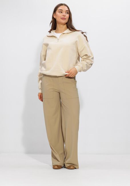 Beige PENN & INK Trui SWEATER - large