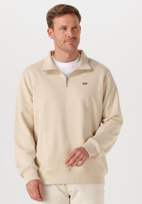 Beige LEVI'S Trui ORIGINAL HM 1/4 ZIP - large