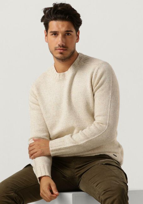 DSTREZZED Pull PER CREW NECK en blanc - large