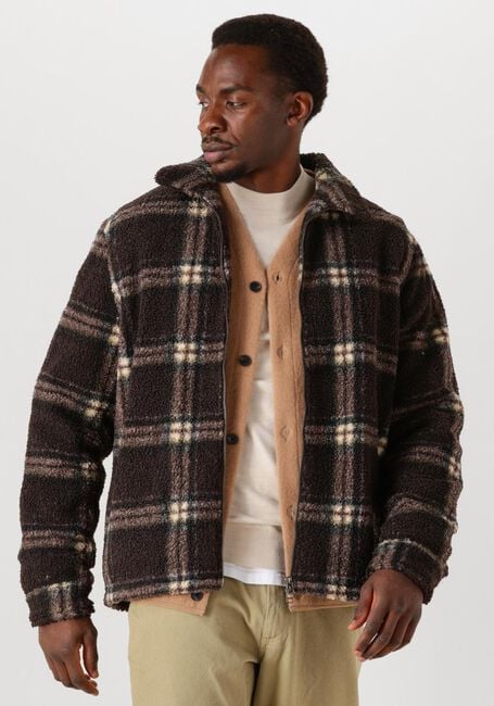 FORÉT Jack CABIN ZIP FLEECE en marron - large