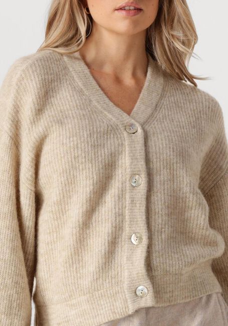 Beige MSCH COPENHAGEN Vest MSCHHILA HOPE CARDIGAN - large