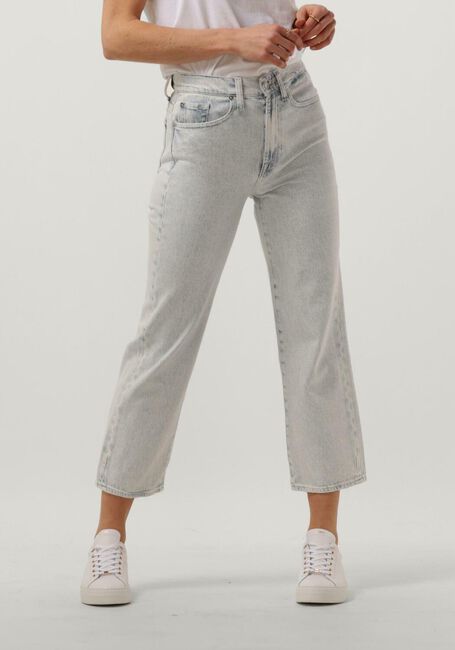 7 FOR ALL MANKIND Straight leg jeans LOGAN STOVEPIPE ICE POP en bleu - large
